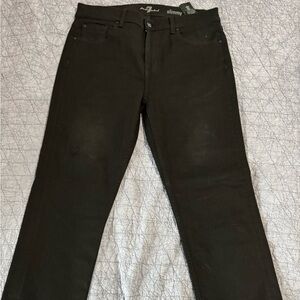 7 for all Mankind Black Men’s Slimmy Jeans size 34